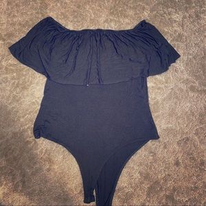 FashionNova Bodysuit Off the Shoulder